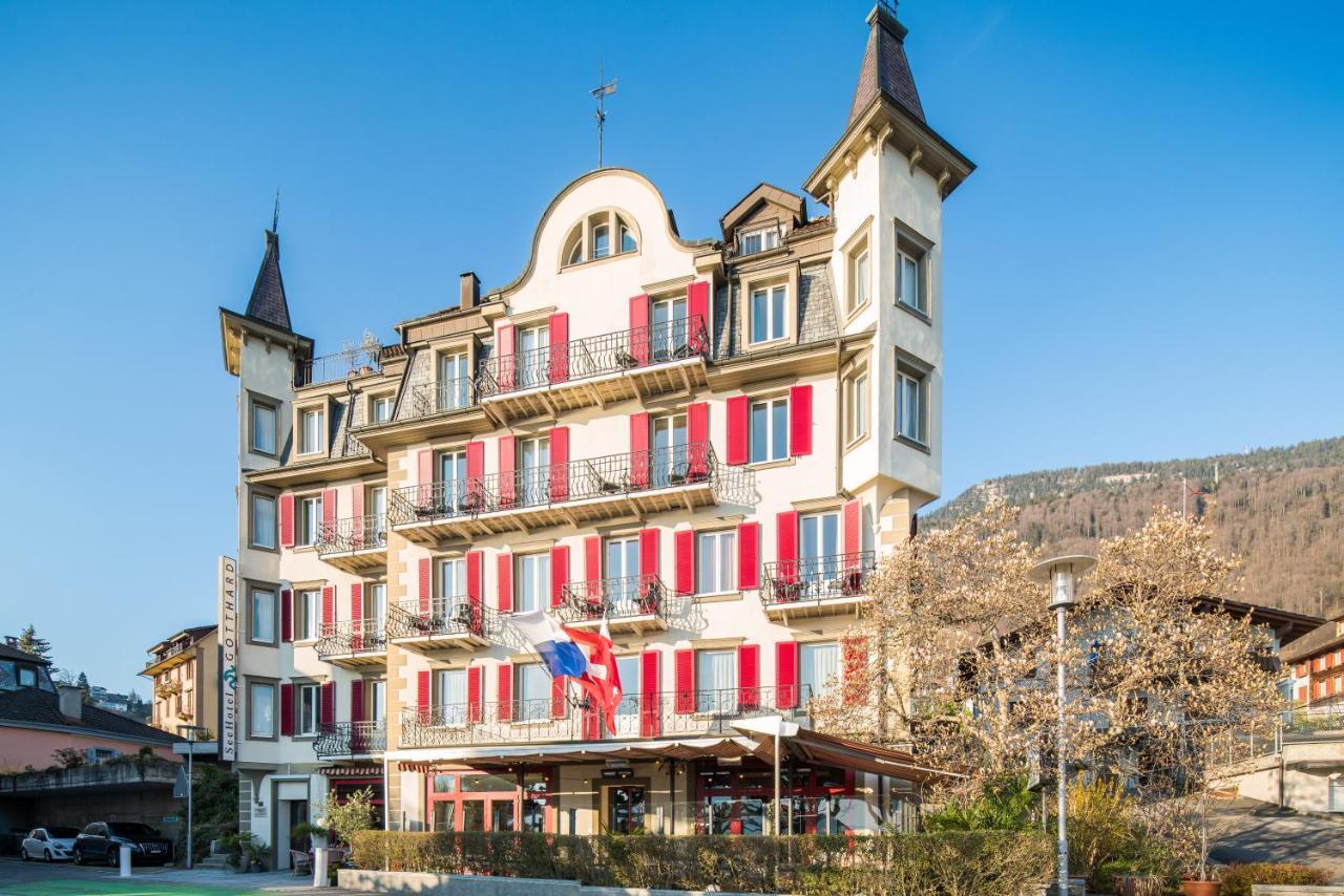 Seehotel Gotthard Weggis Kültér fotó