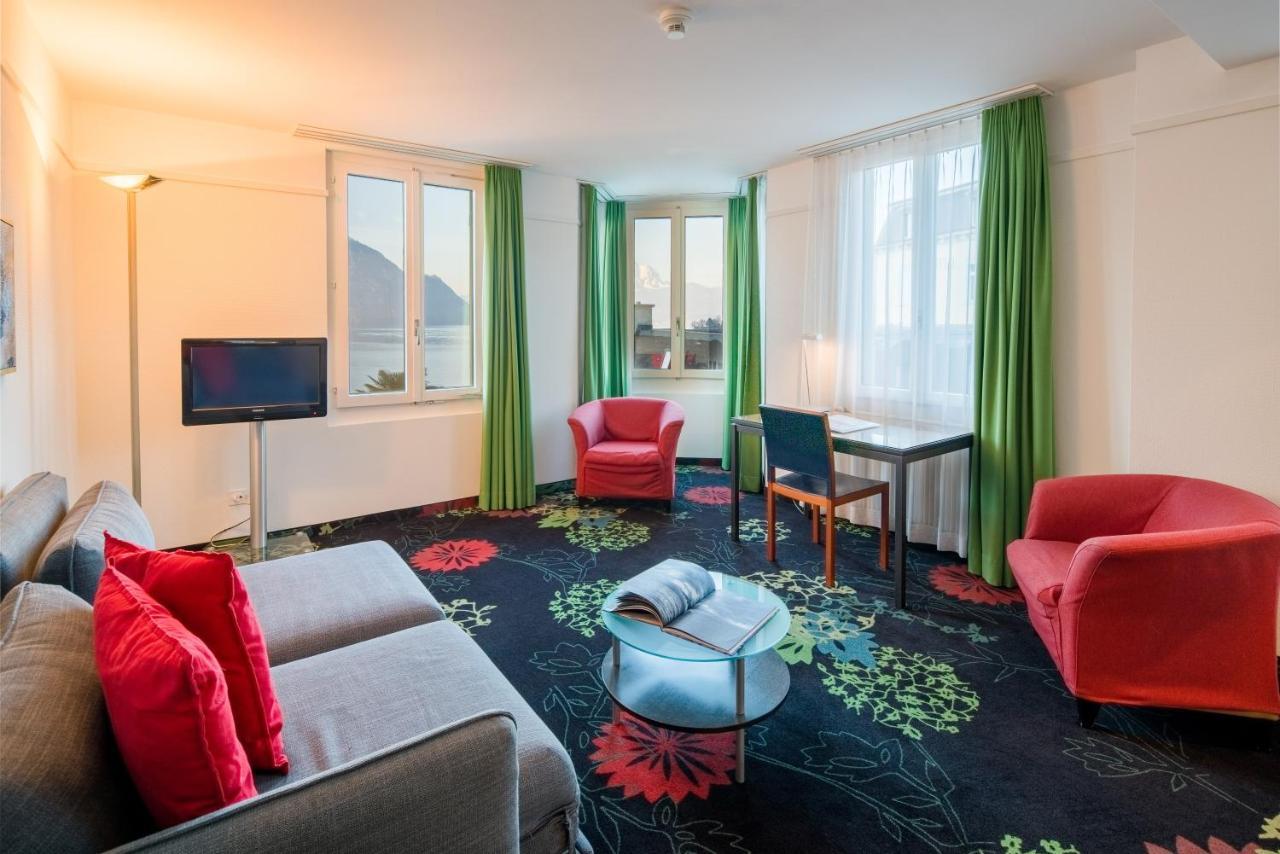 Seehotel Gotthard Weggis Kültér fotó